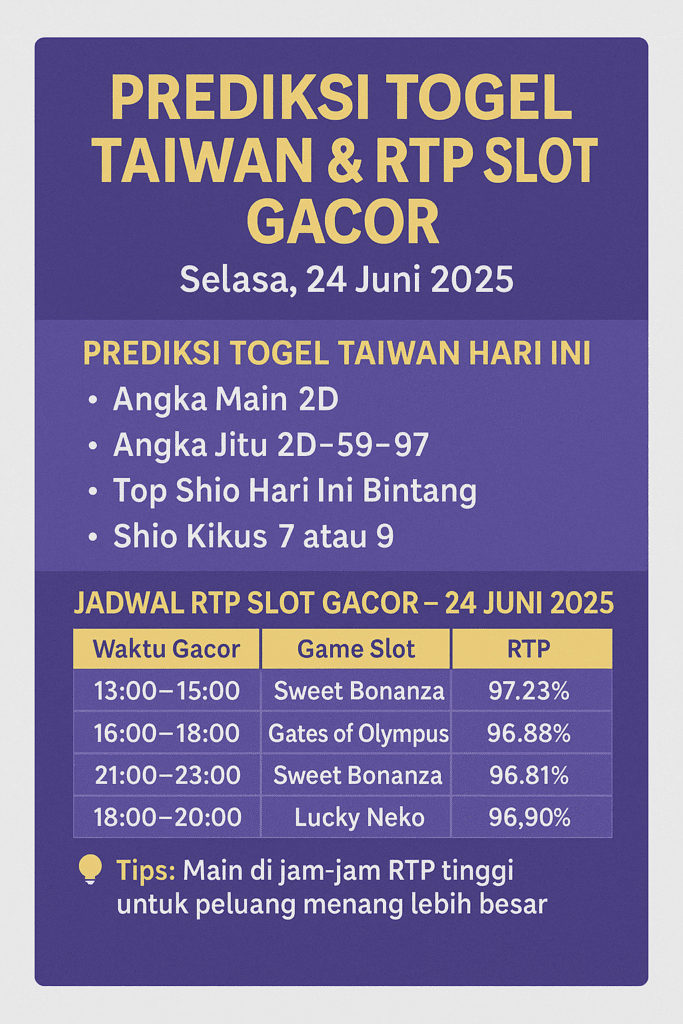 prediksi togel taiwan
