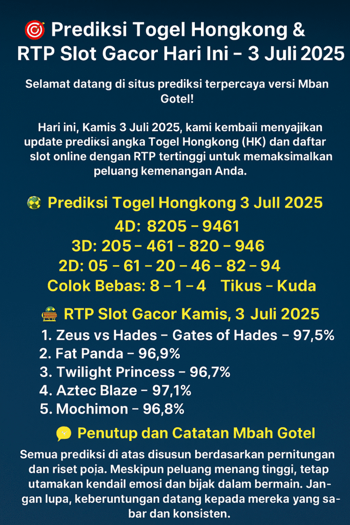prediksi togel hongkong
