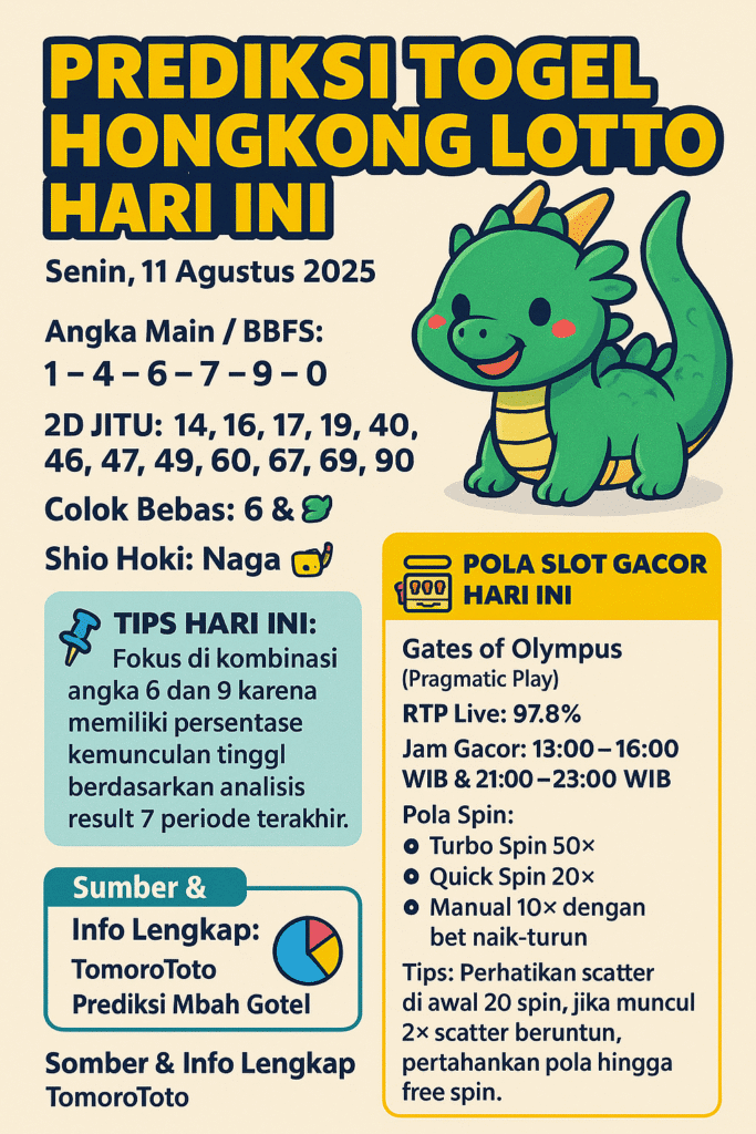 prediksi togel hongkong lotto
